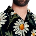thumbnail image 5 of Daisy Men's Casual Short Sleeve Button Down Shirts - Printed Summer Beach Tops for Men and Women, 5 of 6