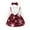 ZY-White, variant on Generic Toddler Kid Child Baby Girls Christmas Long Sleeve Print Princess Dress Suspender Skirt with Headbands Outfits Set 2PCS Clothes Set ﻿(3-6 Months,2-White)