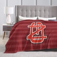 thumbnail image 4 of North Greenville University Fleece Blanket, Very Soft Microfiber Flannel Blanket for Couch Warm and Cozy for All Seasons, Black, 4 of 6