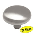 thumbnail image 1 of Cosmas 1701SN Satin Nickel Cabinet Hardware Round Knob - 1-1/8" Diameter - 25 Pack, 1 of 1