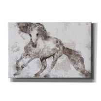 Epic Graffiti 'Alydar Horse' by Irena Orlov, Canvas Wall Art, 18"x12"