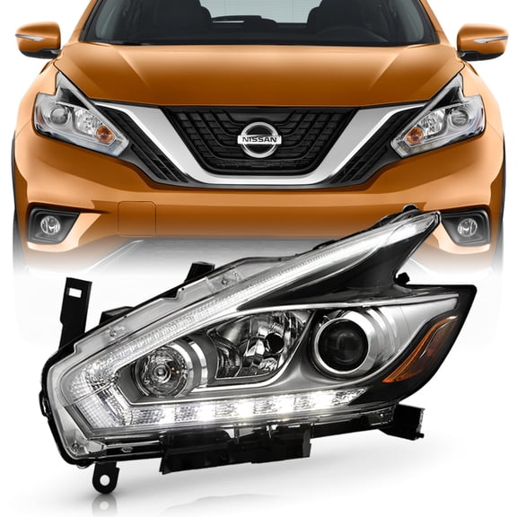 For 2015-2016 Nissan Murano Halogen LED DRL Projector Headlight Headlamp Driver