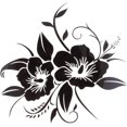 thumbnail image 3 of Pegatina decorativa para parachoques de coche CHAO flores 20 x 20 cm, 3 of 5