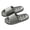 Gray-A, variant on Women and Men's Soft-Soled Slipper Lightweight Memory Foam Casual Sandals Anti-slip Textured Cloud Slippers Hot Pink