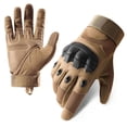 thumbnail image 1 of Tactical Gloves for Men, Touchscreen Motorcycle Gloves with Hard Shell & Palm Padding for Sports Motorcycle Cycling Tactical Airsoft Paintball Hunting Hiking Camping Climbing-Large, 1 of 5