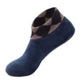thumbnail image 6 of WTXUE Ankle Socks, Socks for Men Grip Socks Men's Winter Warm Double-Faced Fleece Bed Sock Non Slip Slipper Floor Socks Hot Warm Socks Black, 6 of 7