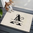 thumbnail image 3 of Entrance Runner Rug 2'x3', Letter A Non-slip Doormat for Indoor Outdoor Entrance, Monogram Words Washable Throw Floor Mat for Front Door/Living Room/Bedroom/Bathroom/Kitchen, 3 of 9