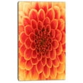 thumbnail image 2 of Motif de Fleur Orange Abstraite - Impression d'Art Floral sur Toile, 2 of 3