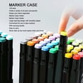 thumbnail image 4 of Marker Case Holder, Lightweight Marker Pen Case 120 Slots Multipurpose Large Opening with Handle for Travel, 4 of 7