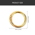 thumbnail image 5 of 15Pcs Round Spring Rings Keychain Rings DIY Bag Spring Rings Key Chain DIY Rings Spring DIY Rings, 5 of 6
