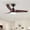 Brown+ABS, variant on LHYY 42"Farmhouse Rustic LED Ceiling Fan with Brown Wood Grain ABS Blades and Remote Control