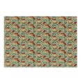 thumbnail image 1 of Floral Cutting Board, Pattern with Young Girls with Cats and Birds Poppies Leaves Rowan Berries Art, Decorative Tempered Glass Cutting and Serving Board, Small Size, Multicolor, by Ambesonne, 1 of 1