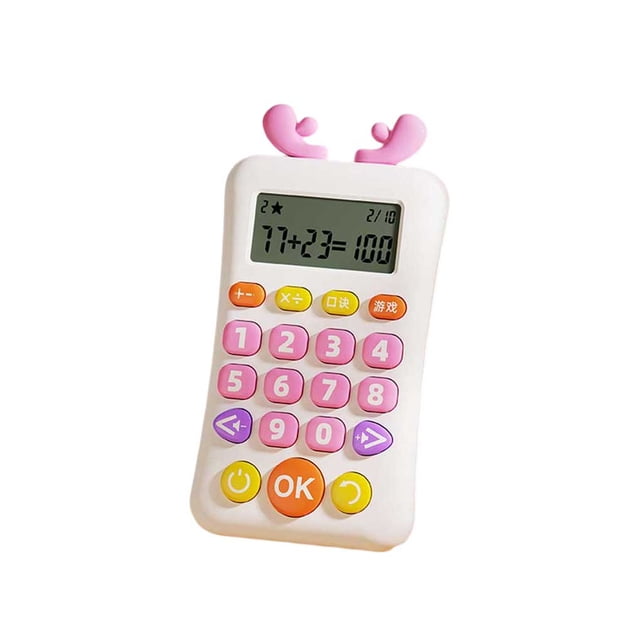 Methold calculadora portátil útil aprendizaje juguetes electrónicos educativos máquina de entrenamiento multifuncional niños estudiante Type2 NO2