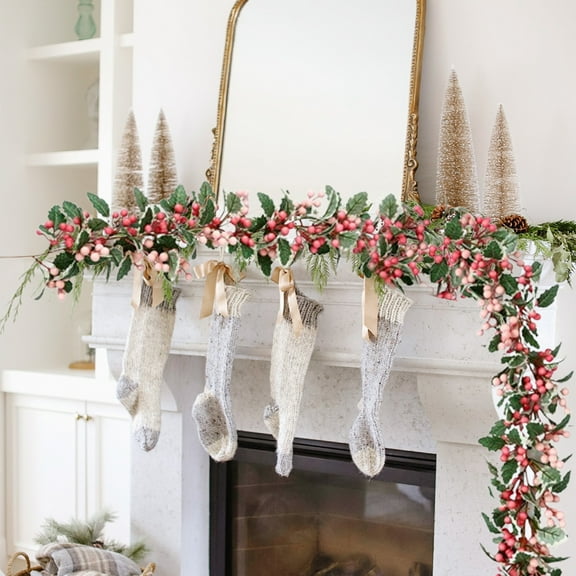 PATLOLLAV 7.2 Inch Artificial Flower Rose Vine String Lights, Battery Powered Rose Flower Garland Plant Fairy Light for Valentine's, Wedding Bedroom Party Garden Indoor Decoration