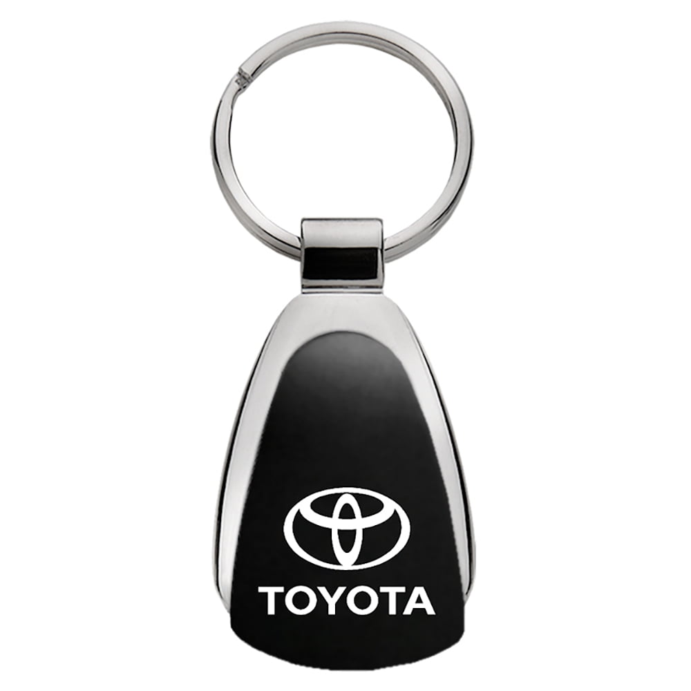 Toyota Logo Black Tear Drop Key Chain