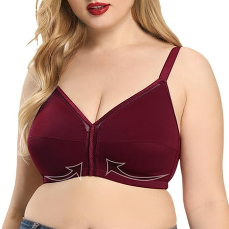 

URMAGIC Non-Wired Full Coverage Lightly Lined Bra for Women 32-40 B-F Cup
