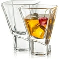 thumbnail image 1 of JoyJolt Carre Ensemble de Verres à Cocktail 2 Pcs, Verres Martini de 8 Onces, 1 of 6