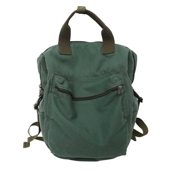 Fgnfyis Backpack for School Unisex College Students Daily Commute Lightweight Water Washed Casual Shoulder Bag Kids Backpack Green