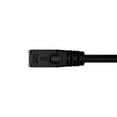 thumbnail image 4 of Monoprice Cat6A Flexible TPE Patch Cable - 2 Feet - Black | UTP, 24AWG, 500MHz, Pure Bare Copper, Snagless RJ45, Ethernet Cable - Flex Series, 4 of 6