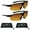 Black, variant on proSPORT BIFOCAL Reading Sunglasses Mens 2 Pairs with High Definition Blue Blocking Amber Lens Magnification Readers +1.00