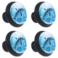 thumbnail image 2 of 4 Pcs Dolphin Knobs for Kitchen Cabinet Cupboard Dresser Bookcase Drawer Pulls Handles Round Home Decor, 2 of 8
