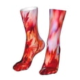 thumbnail image 6 of Goofa Autumn Maple Leaves for 16in Socks, Funny Novelty Crazy Design Cotton Socks Sports Socks Knee High Socks For Men, Women,1Pairs - Gift For Working Friends, 6 of 7