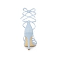 thumbnail image 2 of BLISSFUL STEP Style Sandales à Talons Aiguilles à Lacets à Brides pour Femmes Bleu Pâle 7, 2 of 7
