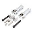 thumbnail image 3 of Clavijas de pie de para Flde Flfb Fxbrs accesorios de reemplazo antideslizantes Plata moleteada Sharpla reposapiés de moto, 3 of 8