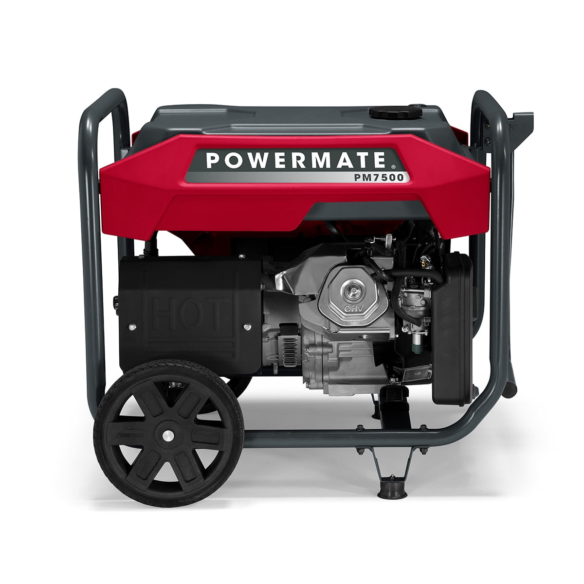 Powermate PM7500 - 7,500 Watt Manual Start Gasoline Powered Portable Generator, with CO-Sense, 50 ST