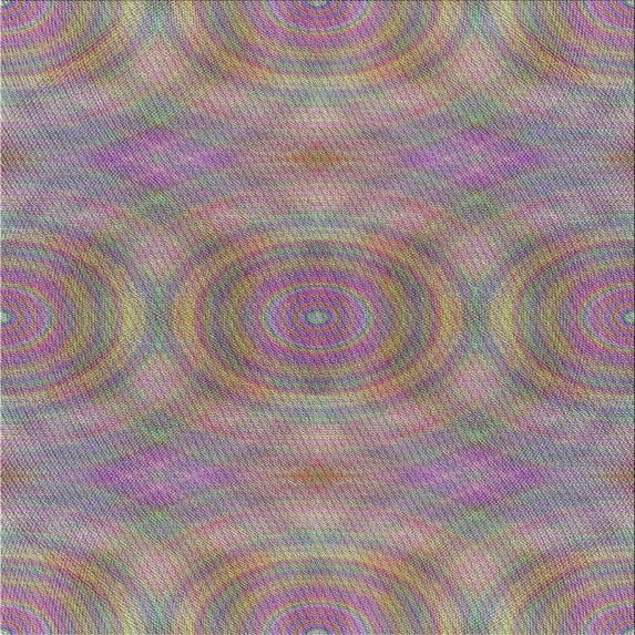 Ahgly Company Indoor Square Patterned Purple Abstract Area Rugs, 7' Square