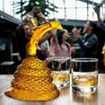 thumbnail image 6 of Funny Whiskey Snake Bottle, Whiskey Glasses Decanter for Men, 2025 New Unique Glass Decanter for Whiskey, Whiskey Snake Decanter Gifts for Men Dad, Husband, Home Bar Decoration(Clear, 500ML/17oz), 6 of 9