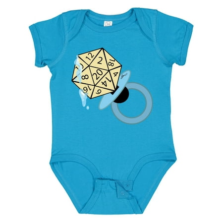 

Inktastic Natural 20 Pacifier Gift Baby Boy or Baby Girl Bodysuit