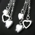 thumbnail image 2 of Pendientes colgantes con borlas en forma de corazón, elegantes y de cadena larga, de estilo lujoso y moderno para mujer., 2 of 4