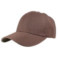 thumbnail image 3 of Gelante Adult Plain Baseball Hat Cap Adjustable Back Strap 12 Pack-Brown, 3 of 5