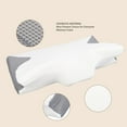 thumbnail image 4 of Cervical Pillow, High Density Memory Foam Neck Support Pillow Cooling Pillowcase  for Back, 4 of 7