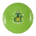 thumbnail image 2 of Slippery Racer 26" Buddy the Elf Metal Saucer Sled with Rope Handles, Green, 2 of 7