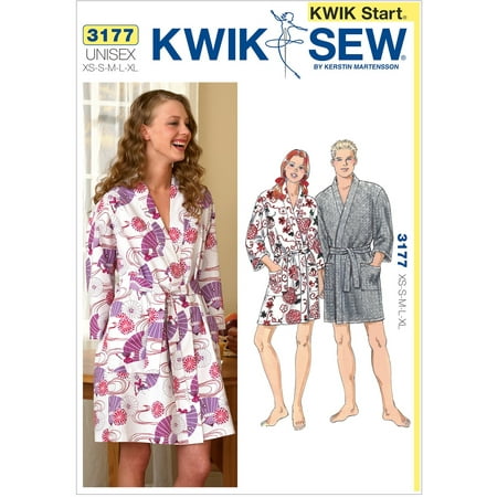 Kwik Sew Robe-xs-s-m-l-xl - Walmart.com