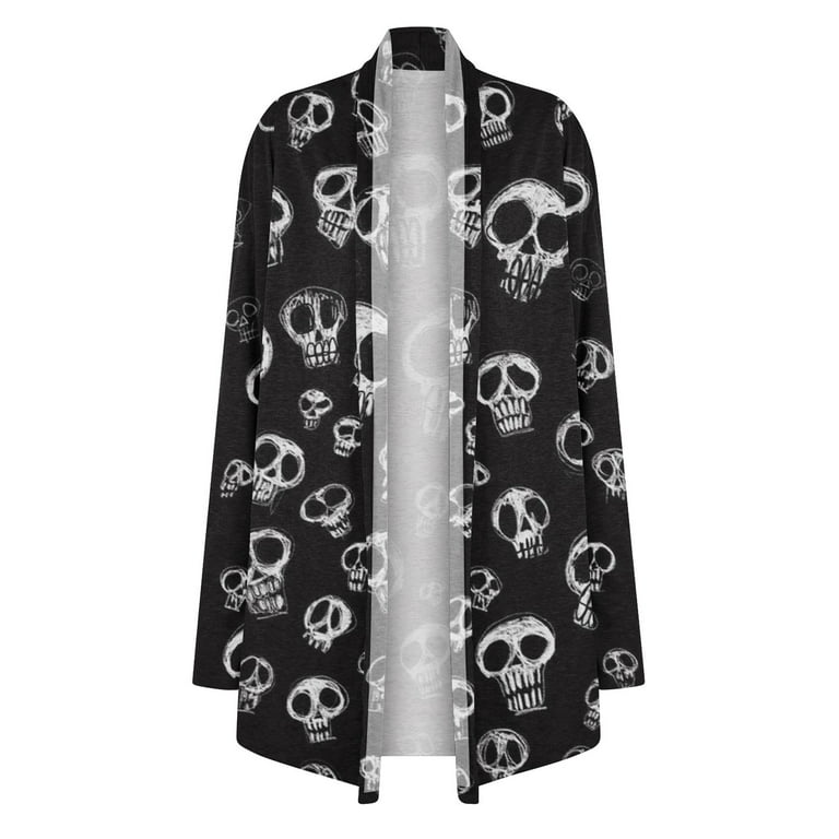 Walmart hot sale skull cardigan