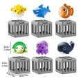 thumbnail image 6 of Pool Diving Toy Set with Sea Animal Figures and Rescue Cages, Water Exploration Game for Swimming Fun, Weighted Design for Consistent Dives, Encourages Active Underwater Play and Confidence, 6 of 6