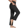 thumbnail image 4 of Yoga Pants Flare Women Bootcut Flare Tummy Control Workout Leggings High Waisted Buttery Soft Stretchy Yoga Pants Fitness Bell Bottom Plus Size Yoga Pants for Women, 4 of 7