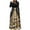01 Gold2, variant on Womens Dresses Long Sleeve A-Line Dress – Printed Bowknot Cross Midi Dress with Celestial, Gothic