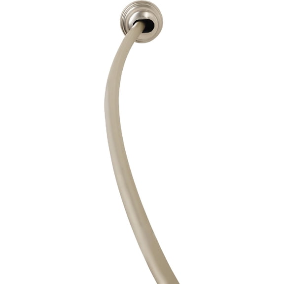 Zenith Home 6069044 72 in. Adjustable Curved Shower Rod