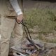thumbnail image 2 of GOOHOCHY Pinza alargada para carbón, para barbacoa, camping, chimenea, pinza de hierro con mango de madera, 2 of 8