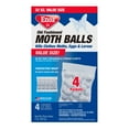 Enoz Moth Balls Clothes Repellent, 32 oz, 4 Single Use 8 oz Packets