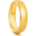 thumbnail image 5 of Anillos de acero inoxidable de 2mm, 4mm y 6mm para mujeres y hombres, cúpula lisa de alto pulido, alianza de boda plateada/dorada/oro rosa, ajuste cómodo, 5 of 5