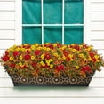thumbnail image 7 of ZeeDix 2PCS 24 inch Window Box with Coco Liner Sturdy Metal Railing Planter with Coco Coir Basket Liners for Window Deck Fence Porch and Patio Outdoor Indoor Lawn, 7 of 7