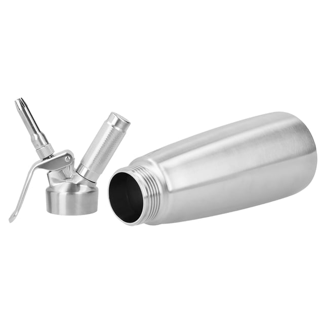 Dispensador de crema, dispensador de postres con espuma de crema de acero inoxidable 304 Rendimiento de primera categoría