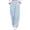 Light Blue, variant on Women Pants Spring Summer Elastic Waist Lounge Casual Plaid Trousers Y2K Beach Bottoms with Pockets