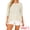 Apricot, variant on Women's High Low Tops with 3/4 Sleeve Crewneck Tunic Blouse XL Olive Green