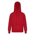 thumbnail image 3 of YONGHS Kids Boys Girls Long Sleeve Hoodie Drawstring Sweatshirt Top with Pocket Activewear Red 11-12, 3 of 7